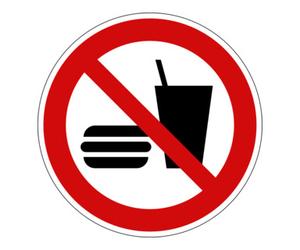 Eichner Panneau d'interdiction de manger et de boire Eichner Quantité:1
