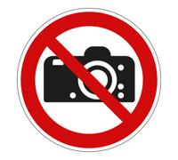 Eichner Panneau d'interdiction de photographier Eichner 31,5 cm Quantité:1