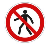 Eichner Panneau d'interdiction Eichner Interdit aux piétons Quantité:1