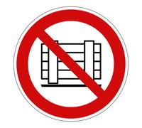 Eichner Panneau d'interdiction Eichner Ne rien déposer ou stocker 31,5 cm PVC Quantité:1