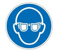 Eichner Panneau d'obligation Eichner "Utiliser une protection oculaire", O 2 PVC Quantité:1