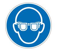 Eichner Panneau d'obligation Eichner "Utiliser une protection oculaire", O 3 PVC Quantité:1