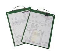 Eichner Pochette et support de documents automobile Eichner A 4 vert Premium Quantité:10