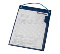Eichner Pochette et support de documents Eichner bleu A5, sans compartiment pour les clés Quantité:10