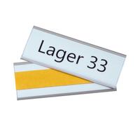 Eichner Porte-étiquette autocollant Eichner en PVC 38 x 100 mm Quantité:100