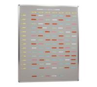 Eichner Tableau VISIPLAN Eichner sans grille, 73 rails 100 x 130 cm Quantité:1