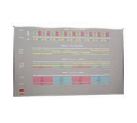 Eichner Tableau VISIPLAN Eichner sans grille, 73 rails 200 x 130 cm Quantité:1
