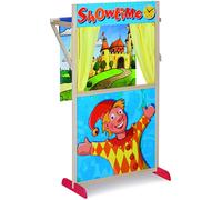 Eichorn Théâtre pour le de Marionnettes en Bois Sans 110x64 CM