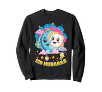 Eid Mubarak Happy Ramadan Islamic Holiday Musulm Kids Sweatshirt