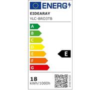 EIDEARAY Lot de 2 appliques murales sans fil avec télécommande intérieure, USB-C 10 000 mAh à intensité variable tactile, applique murale dorée sans prise d'alimentation, convient pour salon, chambre
