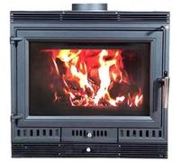 Insert à bois ventilé 10kW iron 70 - Rendement 78 % - Fonte complète - Chauffe 230 m³ - Sortie 180 mm - Classe A