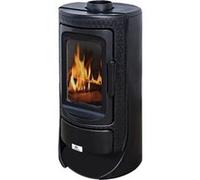 Poêle à bois en fonte ROYCE 9,2 kW - Rendement 78 % - Chauffe 205 m³ - Sortie fumée 150 mm - Design compact et robuste - Classe A