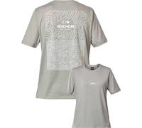 Eider - T-shirt respirant et léger - W Loriaz Graphic TS Heather Black pour Femme - Taille L - Gris Gris L