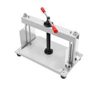 Eieblek Presse à briquettes en papier, presse à papier A4 manuelle avec barre d'équilibre, machine à reliure, presse à plat, presse manuelle à papier plat, 21,5 x 36,5 x 33 cm