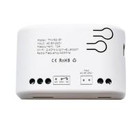 Eieenotee 1 PCS Commutateur Intelligent Tuya WIFI Module de Relais D'Automatisation Domestique en ABS pour Moteur, Interrupteur à Distance pour Éclairage, Disjoncteur à Enclenchement, Compatible avec