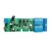 Eieenotee 2CH DC5-32V ZigBee Module de Relais TéLéCommande Interrupteur de LumièRe Vioce pour Home/Tuya Smart Hub Passerelle