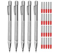 Eieenotee 5 + 20 Pièces Ensemble D'Outils de Traçage et de Stylo de Gravure en Métal en Carbure de Tungstène, Pas Besoin D'Affûtage