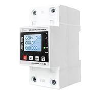 Eieenotee 63A TUYA WiFi Smart Earth Leakage plus Under Voltage Protector Relay Disjoncteur Minuterie Energy Powers KWh Meter