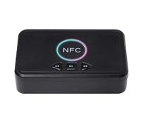 Eieenotee Adaptateur Bluetooth NFC BT5.0 Récepteur Audio sans Émetteur Jack 3,5 mm AUX 2 Son Stéréo pour Haut-Parleur Casque