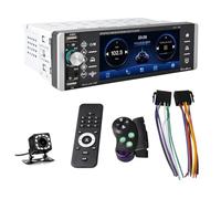 Eieenotee Autoradio sans CarPlay ¨¤ ¨¦Cran Tactile Simple Din Android Auto, Autoradio 5,1 Pouces Bluetooth FM SWC USB Cam¨¦ra de Recul