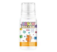 Eieenotee Colle pour Puzzle, Colle pour Puzzle 60 ML avec Tête en Éponge, Scellant pour Puzzle Non Toxique et à Séchage, Grande Capacité
