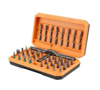 Eieenotee Ensemble de Tournevis Magnétique 42 en 1, Ensemble de Tournevis à Cliquet DIY, Ensemble D'Entraînement Magnétique Multi-Embouts avec Poignée à Cliquet Amovible
