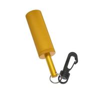 Eieenotee Hochet de Plongée Bâton de Hochet de Sécurité de Plongée avec Crochet Rotatif à 360 ° Cloche sous-Marine Ding Rod Équipement de Plongée Or
