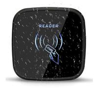 Eieenotee Lecteur de Carte RFID Double Fréquence ID et IC 125 KHz et 13,56 M Wiegand 26/34 Sortie Étanche IP67 Sn:D81