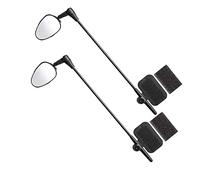 Eieenotee Lot de 2 Miroirs de Casque de VéLo, RéTroviseur de VéLo RéGlable à 360 DegréS RéTroviseur de VéLo LéGer pour Le Cyclisme