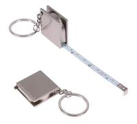 Eieenotee Lot de 2 Porte-Clés Rétractables pour Mètre, Porte-Clés pour le Corps, Mètre Compact pour Sac à Main, Poches 100 cm