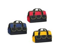 Eieenotee Lot de 3 à Outils à Large Ouverture, 33 cm, Étanches, pour Outils Électriques, Sac de Forage Robuste, Sac Fourre-Tout pour Outils D'Électricien