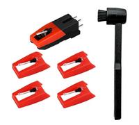Eieenotee Nouveau Phonographe Ruby Stylet Tourne-Disque Stylet Lecteur Vinyle Aimant Non Mobile Stylet Stylet Accessoires Audio