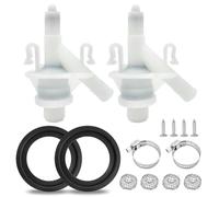 Eieenotee Paquet de 2 Kits de Vannes D'Eau 385311641 pour Toilettes Sealand/Série 300,310,320,321, avec 2 Joints de Boule de Chasse D'Eau
