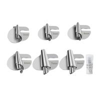 Eieenotee Pied D'Ourlet Roulé à Coudre Universel 6 Pièces, Pied de Pression Roulé de 3 à 8 mm de Large, Pied D'Ourleur de Pied-De-Biche pour Machine à Coudre