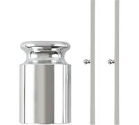 Eieenotee Pour la Coupe, les Coutures, L'Outil de Presse en Cuir en Acier Inoxydable à Gaufrer - Cylindre Robuste + Ensemble de Poids en Cuir