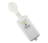 Eieenotee Prise de Protection Contre les Fuites de Courant avec Coupe-Circuit et Interrupteur de Protection 16A 220V 240V Prise EU Sécurité RCD