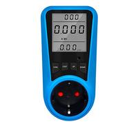 Eieenotee Prise Voltmètre Compteur D'Alimentation CA Temps Watt Puissance Testeur D'Énergie Wattmètre - Prise UE