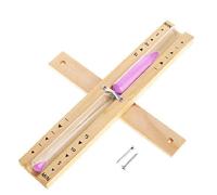 Eieenotee Sablier à Fixation Murale Sablier en Bois Minuteur à Sable de 15 Minutes Sable Rose Résistant