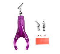 Eieenotee Stylo de Peinture Diamant Ergonomique, Accessoires D'Art Diamant avec 3 Pointes M¨¦talliques, Kit de Stylo Diamant 5D pour Adultes Violet
