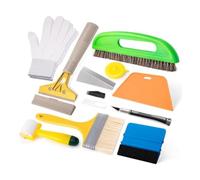 Eieenotee Trousse à Outils Professionnelle pour Papier Peint Comprenant une Brosse à Lisser le Papier Peint, un Rouleau à Joints, un Outil de Lissage Du Papier Peint, Du Vinyle