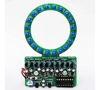 EIELE - Kit de soudure - Anneau dégradé de couleur - Éclairage LED - Kit de bricolage électronique pour des exercices de soudure pratiques - Convient pour les cours scolaires et les amateurs de