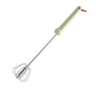Eier Mixer - Edelstahl Mixer, Halbautomatischer Sahnequirl, Semi-Automatic Halbautomatischer Eierschläger, Für Das Mixen Quirlen Schlagen Und Rühren In Der Küche Beim Backen Kochen Und Für Kuchen