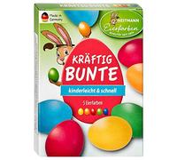 Eierfarben HEITMANN 4062196077958_SML Couleurs d'oeufs de Pâques Couleurs vives et froides 5 couleurs liquides Couleurs d'oeufs de Pâques - Vert, bleu, jaune, orange, rouge, 4062196077958_SML