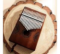 EIERFSKIOT Kalimba Piano à pouce piano à pouce 17 touches piano à pouce en bois massif instrument à clavier portable en acajou Kalimba (couleur : B)