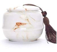 EIERFSKIOT urne funéraire Vase decoratif Urnes commémoratives Urne de crémation pour Animaux de Compagnie pour Cendres Urnes de crémation Céramique Urnes de crémation Artisanales Urnes commémor