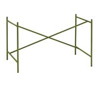 Eiermann 1 Cadre de table Richard Lampert Croisillons excentriques - Vert olive - L 110 x H 66 x P 78 cm - LAMPERT EIERMANN 1