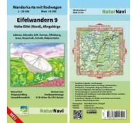 Eifelwandern 9 - Hohe Eifel (Nord), Ahrgebirge 1 : 25 000