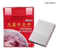 Eiffel- 100pcs - boîte aiguille d'acupuncture jetable aiguille stérile en acier inoxydable (0,25 x 40)