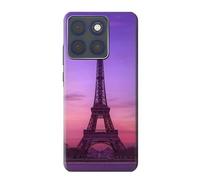 Eiffel Paris Sunset Etui Coque Housse pour Motorola Edge 70