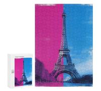 Eiffel Tower Paris France Puzzle 1000 Pièces Educa Jouet en Bois Cadeau Unique Décoration Intérieure Jeu Éducatif Challenge Toy Adultes Et Enfants À Partir De 14 Ans 300 PCS